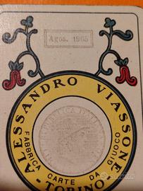 Tarocco Piemontese 78 carte plastificate 1965 