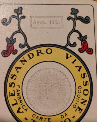 Tarocco Piemontese 78 carte plastificate 1965 