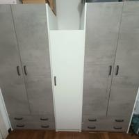 Camera da letto a ribalta con armadio