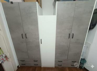 Camera da letto a ribalta con armadio