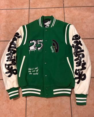 Giubbotto Bomber Disclaimer uomo green Tg.S