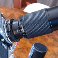 MINOLTA MD zoom Tamron 70/210 f 3,8 + duplicatore