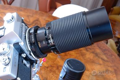 MINOLTA MD zoom Tamron 70/210 f 3,8 + duplicatore