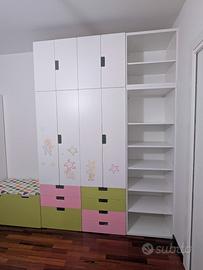 Armadio IKEA modulare bianco + cassapanca