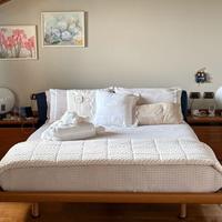 Letto con comidini  MOLTENI