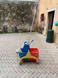 MOCIO CARRELLO PULIZIE PROFESSIONALE