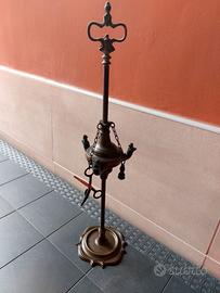 LAMPADA AD OLIO ANTICA IN OTTONE