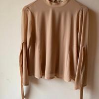 Blusa color cipria Tensione In, taglia S
