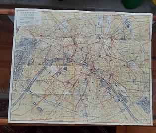 Plan-bijou de Paris 1900-1906 et carte générale ..