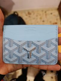 portacarte goyard azzuro