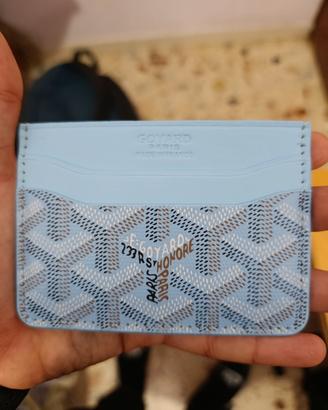 portacarte goyard azzuro