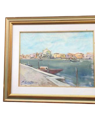 Quadro olio su tela Pietro Sabbatini Venezia