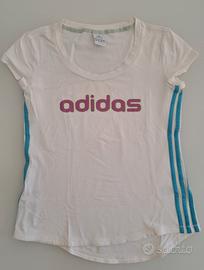 maglietta bianca da donna Adidas 