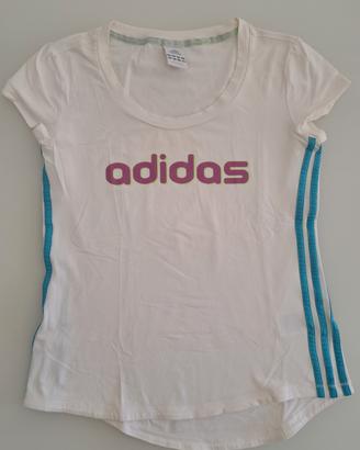 maglietta bianca da donna Adidas 
