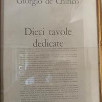 10 tavole di “DE CHIRICO”