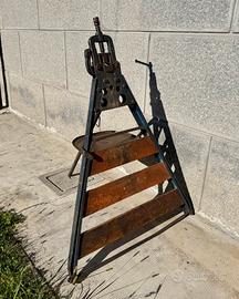 Cavalletto Pionier x idraulico morsa e curva tubi