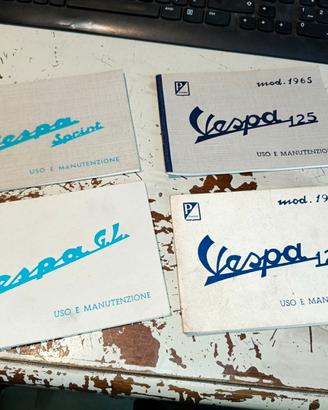 libretto uso e manutenzione vespa 150 gl vnb 125 s