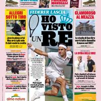 Gazzetta dello Sport Addio al tennis Roger Federer
