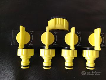 Connettore distributore acqua a 4 vie