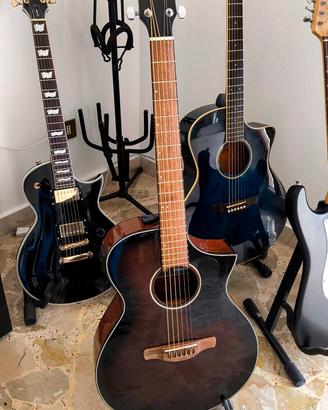 Chitarra elettroacustica Ibanez +setup+regali