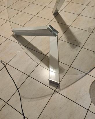 Piano di vetro diametro 140