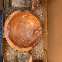 Set barattoli e ciotola in rame Ruffoni