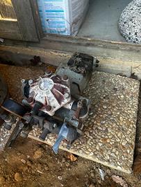 Pompa acqua motozzappa trattamento olivi vigna