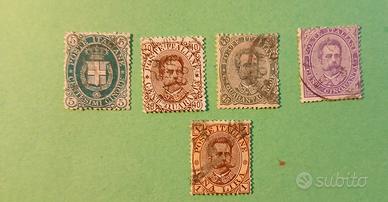 Regno 1889- Effigie Umberto I 