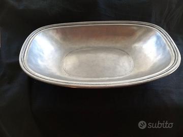 Centrotavola - portafrutta in peltro