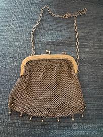 Borsetta in argento vintage anni 1900