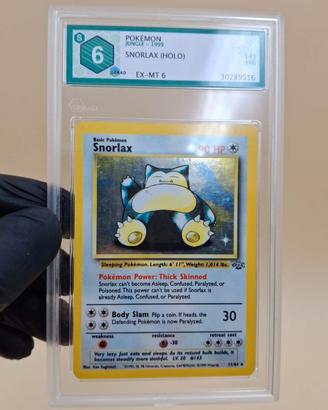 Pokémon Snorlax Holo 11/64 Jungle 1999 ENG GRAAD 6