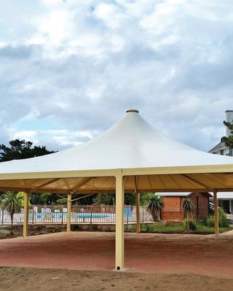 Gazebo Tensostruttura MT 15 X 15 Nuovo Certificato