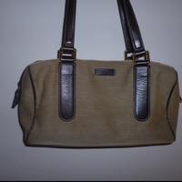 Gucci Vintage – Canvas & Pelle Marrone