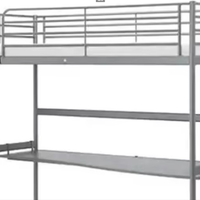 Letto Ikea Svarta soppalco scrivania materasso