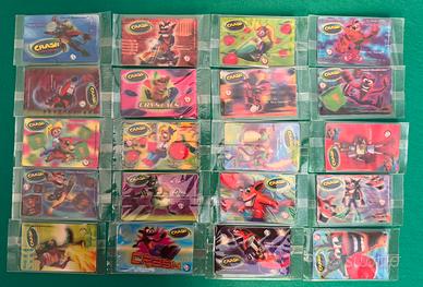 Lotto bustine vintage Crash Bandicoot Cards Mr Day