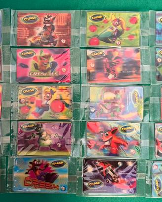 Lotto bustine vintage Crash Bandicoot Cards Mr Day