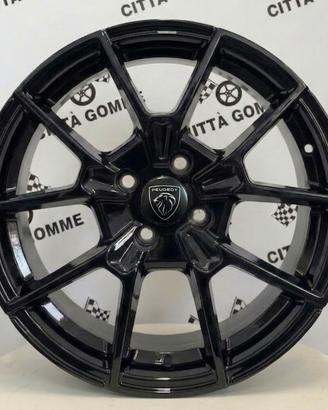 CERCHI IN LEGA PEUGEOT 208 307 308 2008 DA 16"