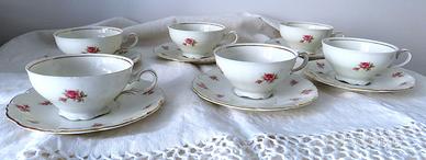 Set 6 tazze da té Schirnding Bavaria