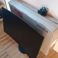 Monitor curvo 27 pollici HDMI nuovo