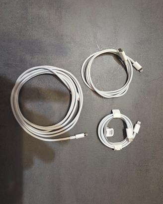 Cavi Apple Lightning USB C iPhone iPad Airpods