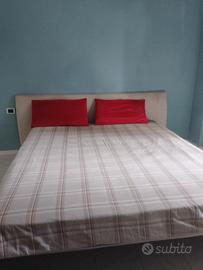 sacco matrimoniale a quadri cotone rasatello