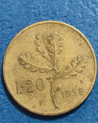 20 lire 1958