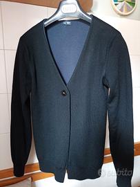 Cardigan Armani lana double face reversibile T. M