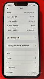 Apple Iphone 14 rosso A2882 256gb