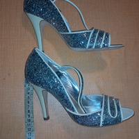 Sandali argento Celine Bvero cuoio numero 38