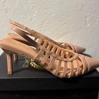 Slingback vernice cinturino