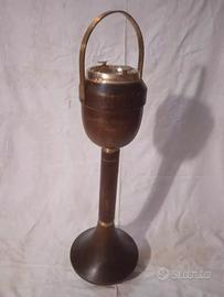 POSACENERE A COLONNA VINTAGE ORIGINALE '60 LEGNO