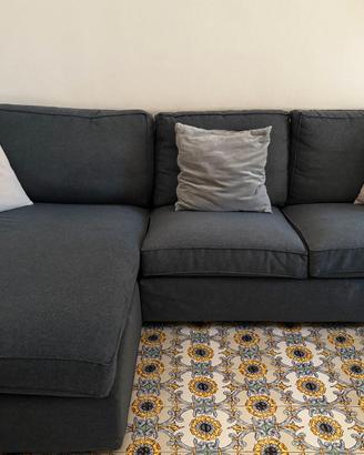 Divano IKEA KIVIK con chaise-longue- Tallmyra Blu