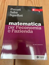 Matematica per l’economia e l’azienda libro