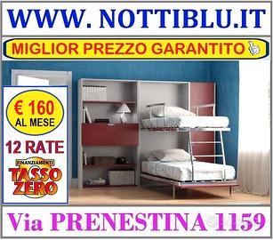 Letto a Castello 12 rate da € 160 a TASSO ZERO